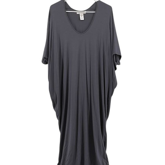 Barefoot‎ Dreams Luxe Milk Jersey Cafton Dark Gray Loungewear Sleepwear Size OS - Picture 2 of 5